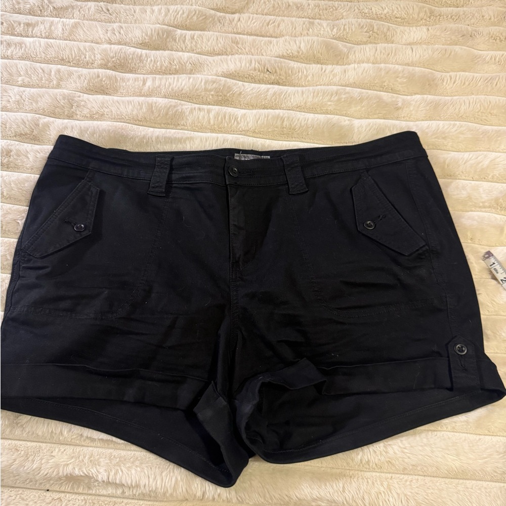 Black Casual Shorts